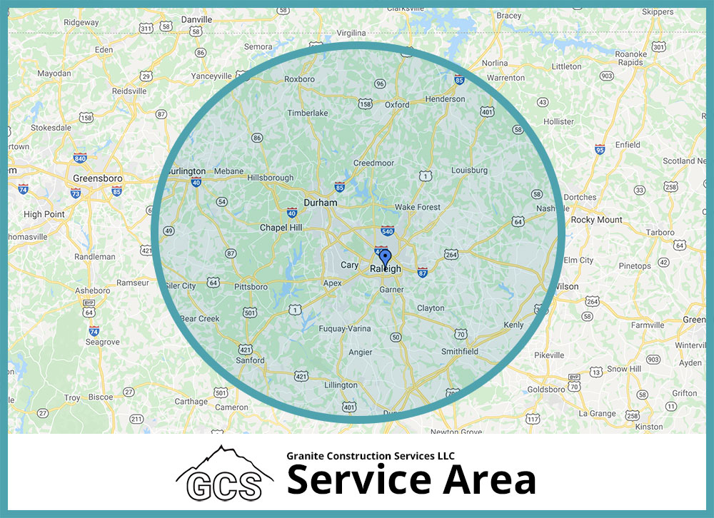 Granite Construction Services - Service Area Map